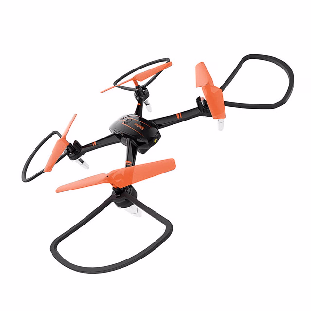 Квадрокоптер радиоуправляемый HIPER SHADOW FPV, черный с оранжевым Квадрокоптер радиоуправляемый HIPER SHADOW FPV, черный с оранжевым