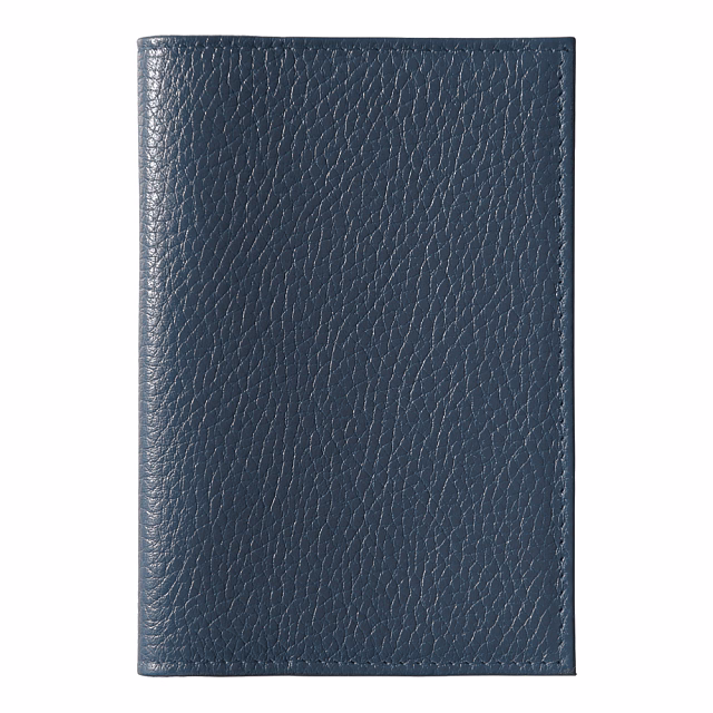 Обложка для паспорта Leather Sky Flotter Trend из натуральной кожи, темно-синяя 4142С