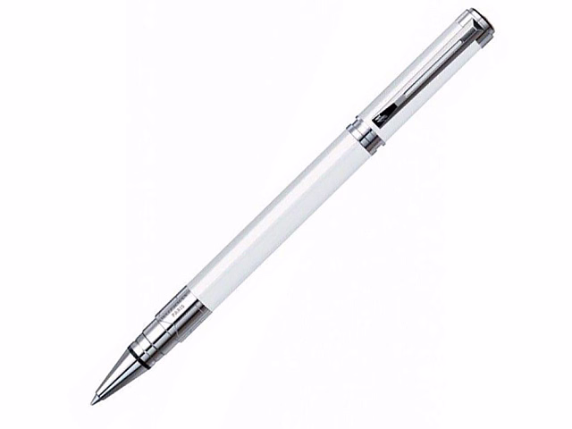 Ручка роллер Waterman Perspective Pure White CT F, белый/серебристый Ручка роллер Waterman Perspective Pure White CT F, белый/серебристый