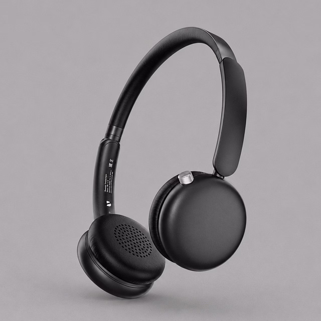 Беспроводные накладные наушники Stereo Light, BT 5.4, 300 мАч, черный, Deppa