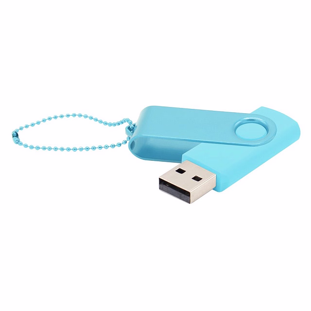 Флешка Designer To Go 2.0 USB 32Gb, бирюзовый Флешка Designer To Go 2.0 USB 32Gb, бирюзовый