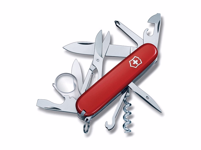 Нож перочинный VICTORINOX Explorer, 91 мм, 16 функций, красный Нож перочинный VICTORINOX Explorer, 91 мм, 16 функций, красный
