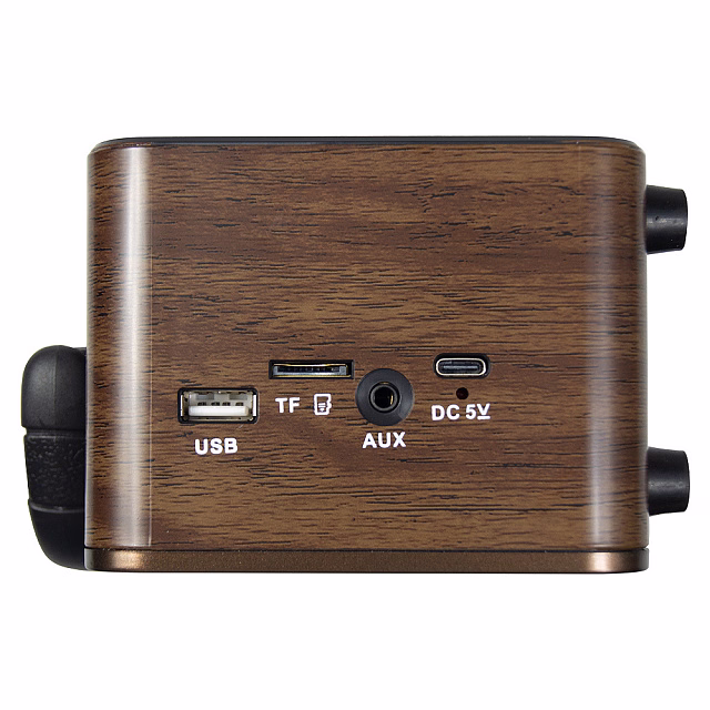 Ретро радио в стиле радиолы, диапазон частот  AM FM SW, USB, Bluetooth, Heritage Timeless, цвет  коричневый