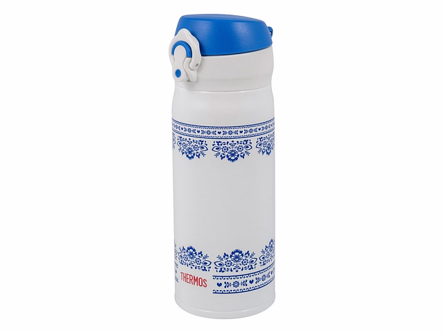 Термос из нерж. стали тм THERMOS JNL-402-BLWH SS V.Insulated Flask,400ml, бело-синий Термос из нерж. стали тм THERMOS JNL-402-BLWH SS V.Insulated Flask,400ml, бело-синий