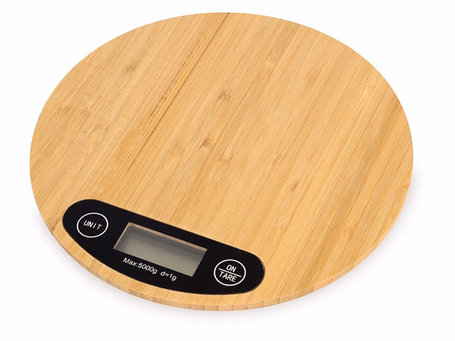 Бамбуковые кухонные весы Scale, натуральный Бамбуковые кухонные весы Scale, натуральный