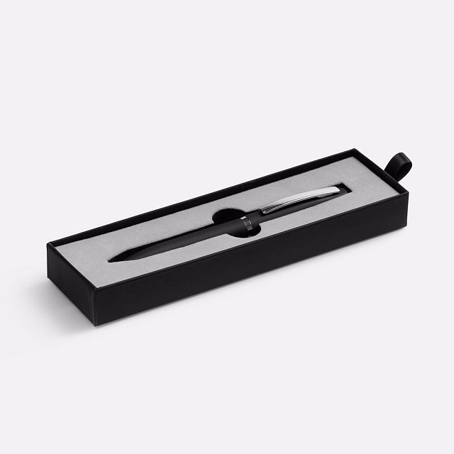 Ручка шариковая Bolt Soft Touch в футляре, черная Ручка шариковая Bolt Soft Touch в футляре, черная
