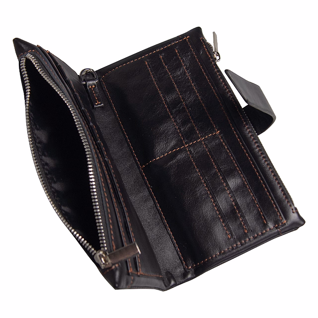 Портмоне из нат. кожи Leather Executive Fold for Request, черное