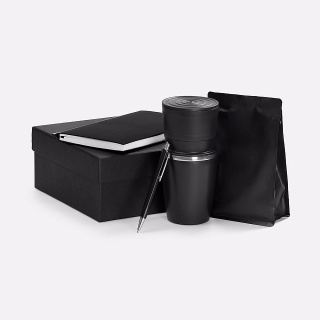Набор Kroom Coffee, черный Набор Kroom Coffee, черный