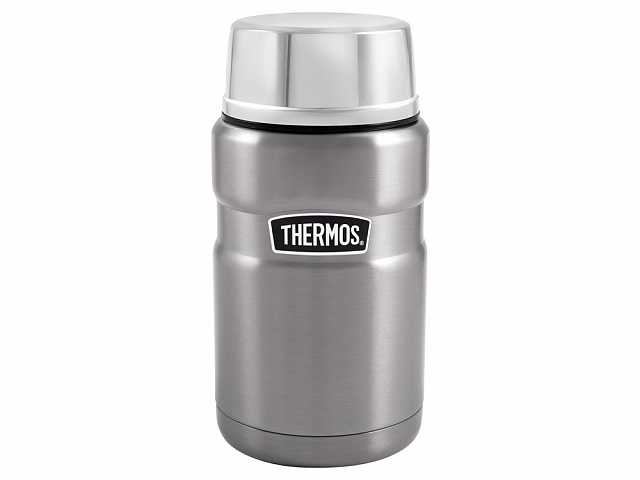 Термос из нерж. стали с ложкой тм THERMOS SK3020ST 0,7L, стальной Термос из нерж. стали с ложкой тм THERMOS SK3020ST 0,7L, стальной