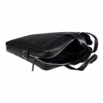 Портфель из натуральной кожи Leather Country Attashe, черный