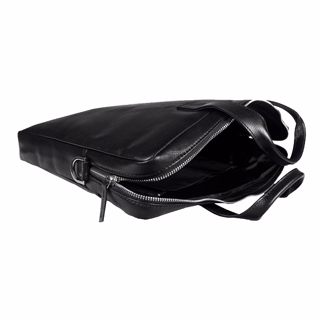 Портфель из натуральной кожи Leather Country Attashe, черный