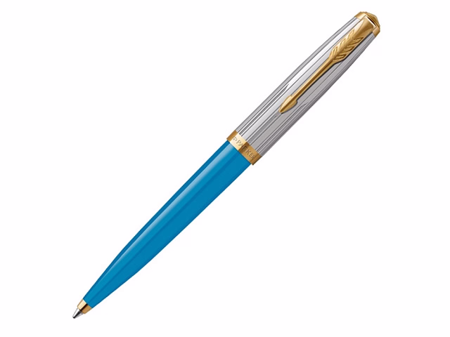 Шариковая ручка Parker 51 Premium Turquoise GT стержень: M, цвет чернил: black, в подарочной упаковке. Шариковая ручка Parker 51 Premium Turquoise GT стержень: M, цвет чернил: black, в подарочной упаковке.