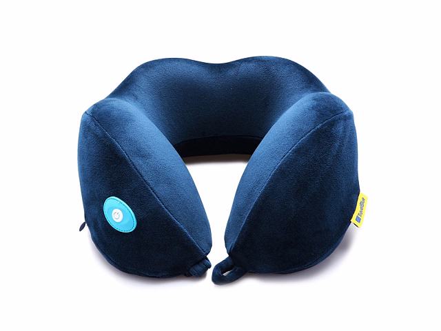 Подушка для путешествий со встроенным массажером Massage Tranquility Pillow, синий Подушка для путешествий со встроенным массажером Massage Tranquility Pillow, синий