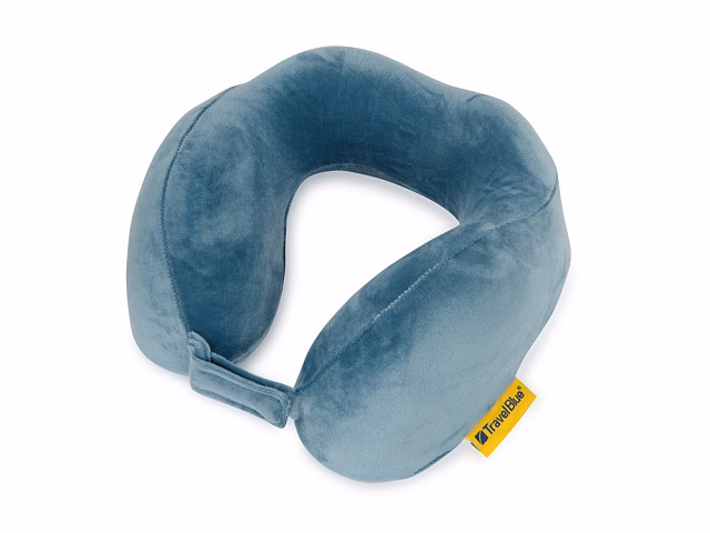Подушка набивная Travel Blue Tranquility Pillow в чехле на молнии, синий Подушка набивная Travel Blue Tranquility Pillow в чехле на молнии, синий