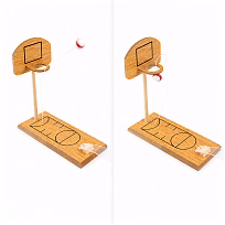 Настольная игра мини-баскетбол Win Shot, бежевый