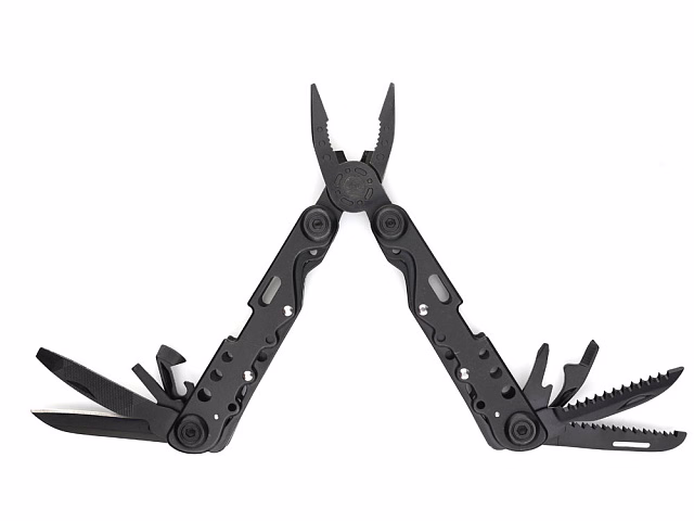 Мультитул Stinger, 105x40 мм, 13 функций, сталь, чёрный, в комплекте нейлоновый чехол Мультитул Stinger, 105x40 мм, 13 функций, сталь, чёрный, в комплекте нейлоновый чехол