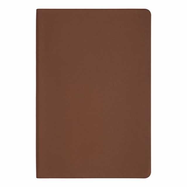 Ежедневник Flexy Soft А5, коричневый, недатированный, в гибкой обложке