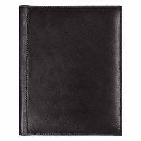 Суперобложка из натуральной кожи Universal leather размер А5+ , черная