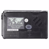 Портативное карманное радио 9 FM/MW/Sw1-7 (TV2-5CH), Heritage Old Wave, цвет черный