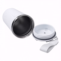 Термокружка Zencup вакуумная, стальная, 380 мл, белая