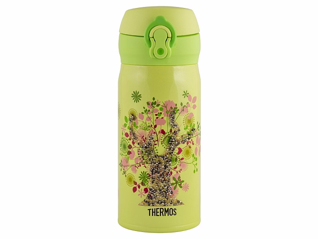 Термос из нерж. стали тм THERMOS JNL-350-SWTREE, зеленый