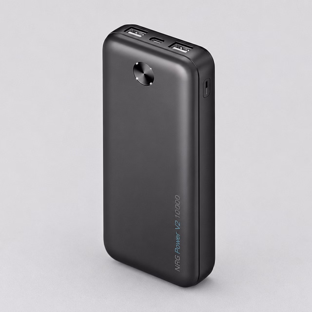 Внешний АКБ NRG Power V2 10000 мА-ч, 2A, 2xUSB, черный, Deppa Внешний АКБ NRG Power V2 10000 мА-ч, 2A, 2xUSB, черный, Deppa