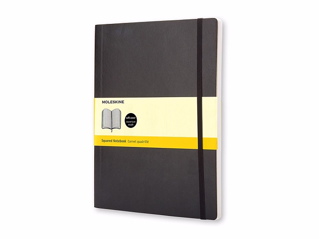 Записная книжка Moleskine Classic Soft (в клетку), ХLarge (19х25 см), черный Записная книжка Moleskine Classic Soft (в клетку), ХLarge (19х25 см), черный
