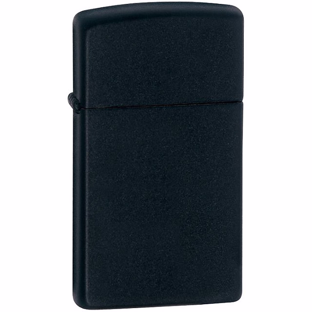 Зажигалка Zippo Slim Matt, матовая черная Зажигалка Zippo Slim Matt, матовая черная