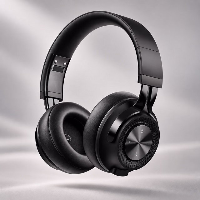 Беспроводные накладные наушники Stereo Style, BT 5.3, 400мАч, черный, Deppa Беспроводные накладные наушники Stereo Style, BT 5.3, 400мАч, черный, Deppa
