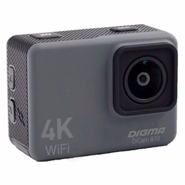 Экшн-камера Digma DiCam 810, серая Экшн-камера Digma DiCam 810, серая
