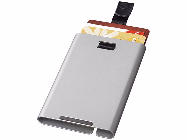 RFID слайдер для карт, серебристый RFID слайдер для карт, серебристый