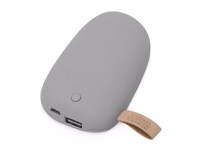 Универсальное зарядное устройство power bank в форме камня. 5200MAH. gray Универсальное зарядное устройство power bank в форме камня. 5200MAH. gray