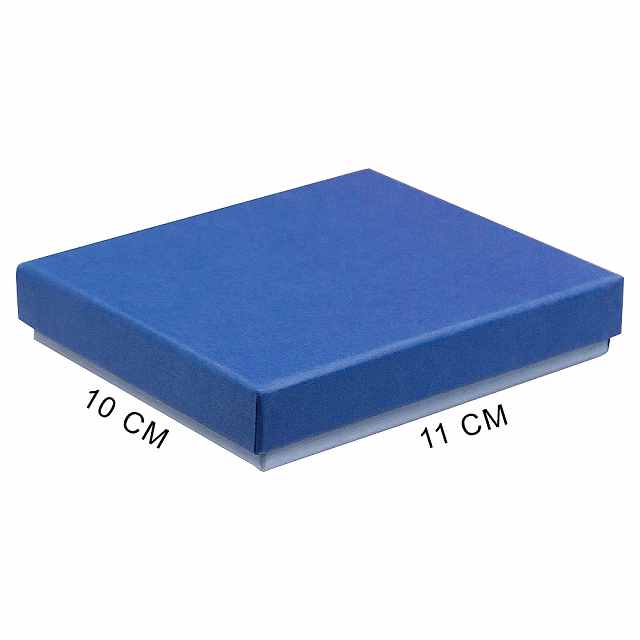 Коробка подарочная Solution, синяя, размер 11*10*2,4 см Коробка подарочная Solution, синяя, размер 11*10*2,4 см