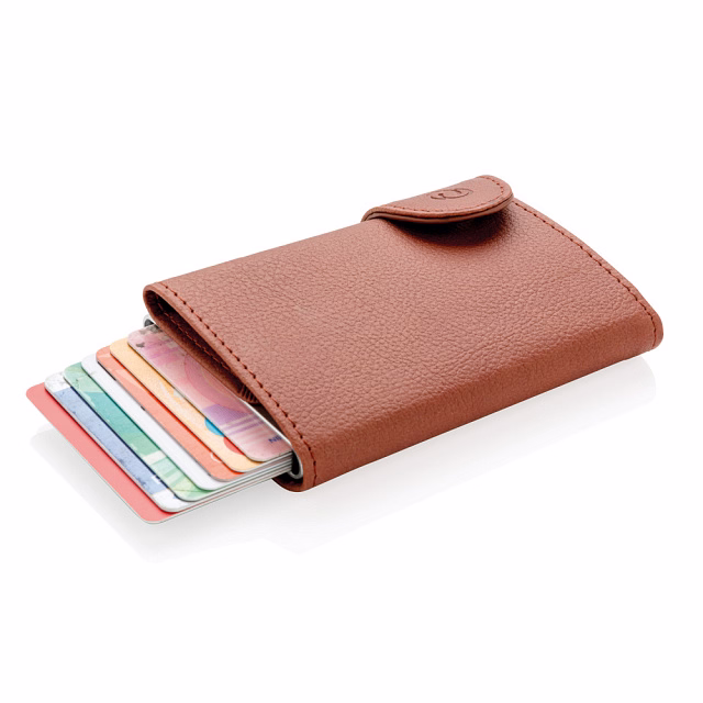 Кошелек с держателем для карт C-Secure RFID, коричневый Кошелек с держателем для карт C-Secure RFID, коричневый