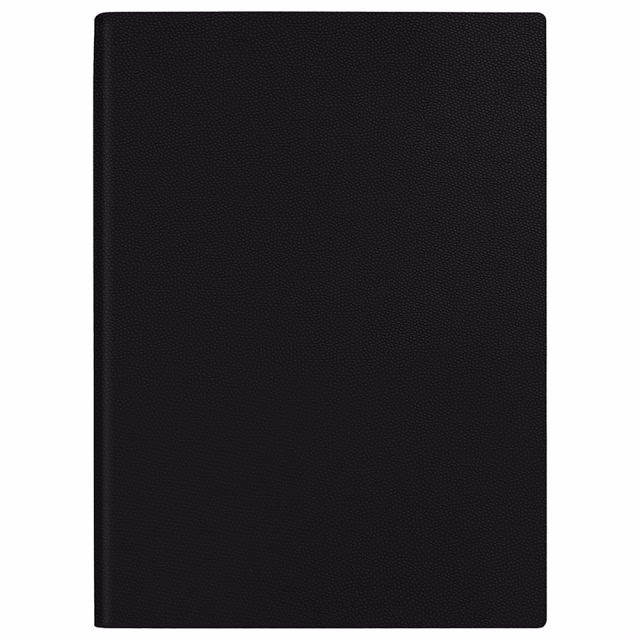 Ежедневник Flexy Foggia Folio B5, черный, недатированный, в гибкой обложке в подарочной коробке