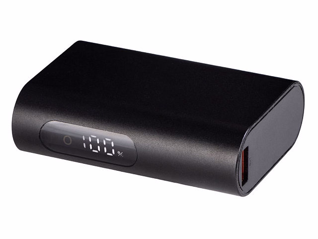 Внешний аккумулятор с QC/PD Qwik, 10000 mah, черный Внешний аккумулятор с QC/PD Qwik, 10000 mah, черный