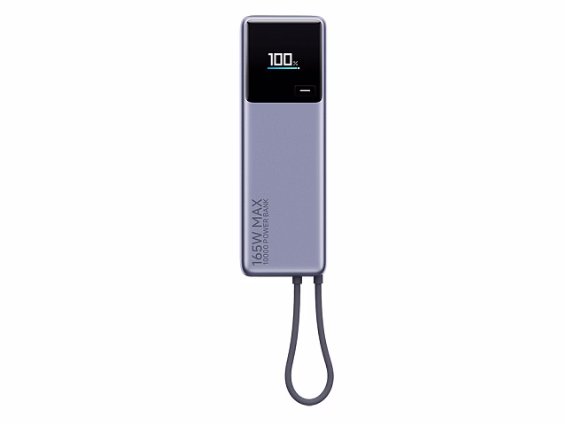 Внешний аккумулятор со встроенным кабелем Xiaomi 165W Power Bank 10000mAh (Integrated Cable) GL Внешний аккумулятор со встроенным кабелем Xiaomi 165W Power Bank 10000mAh (Integrated Cable) GL