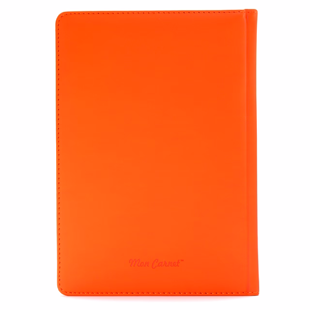 Ежедневник Classic Soft А5, оранжевый, недатированный, в твердой обложке