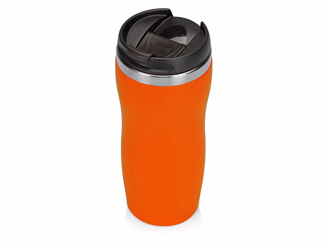 Термокружка Double wall mug C1, soft touch, 350 мл, оранжевый Термокружка Double wall mug C1, soft touch, 350 мл, оранжевый