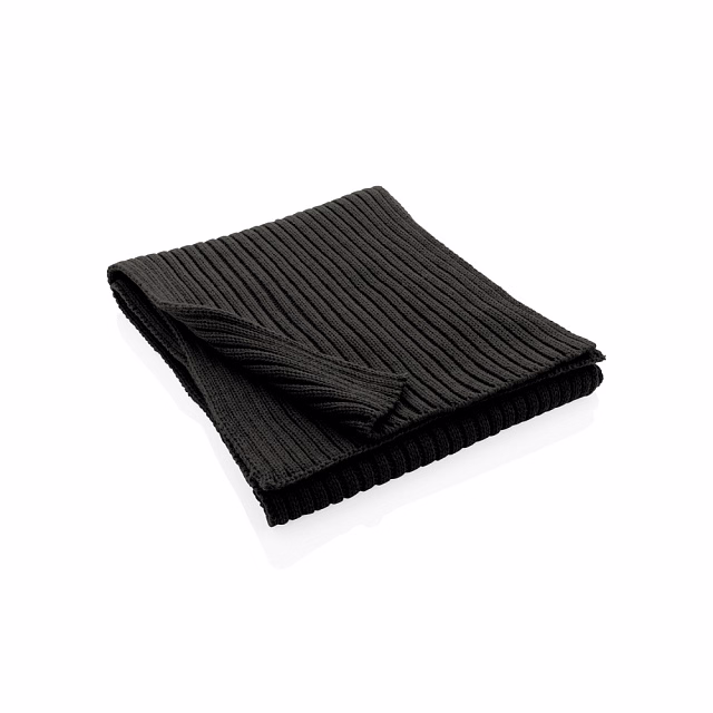 Вязаный шарф Impact из Polylana® AWARE™, 180x25 см Вязаный шарф Impact из Polylana® AWARE™, 180x25 см
