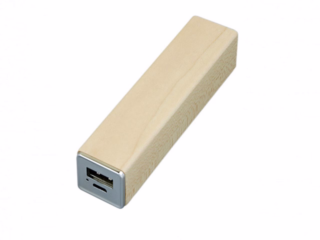 PB-wood1 Универсальное зарядное устройство power bank прямоугольной формы. 2200MAH. Белый PB-wood1 Универсальное зарядное устройство power bank прямоугольной формы. 2200MAH. Белый