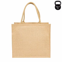 Сумка из джута Caravan Jute, размер 36*40*21 см, бежевая