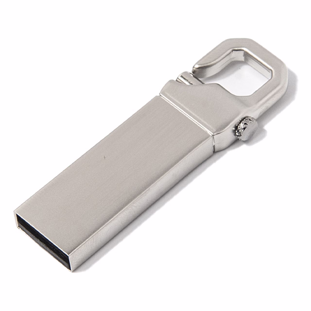 USB flash-карта CARABINE (8Гб), серебристая, 4,8х1,5х0,5 см, металл USB flash-карта CARABINE (8Гб), серебристая, 4,8х1,5х0,5 см, металл