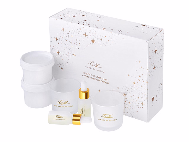 Набор для создания 2-х ароматических свечей: амбра и табак/маракуйя, сандал и пачули Набор для создания 2-х ароматических свечей: амбра и табак/маракуйя, сандал и пачули