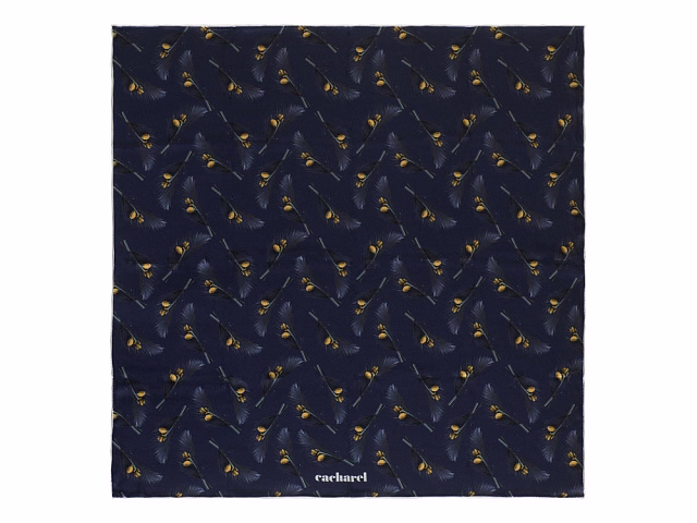 Шелковый платок Victoire Navy Шелковый платок Victoire Navy