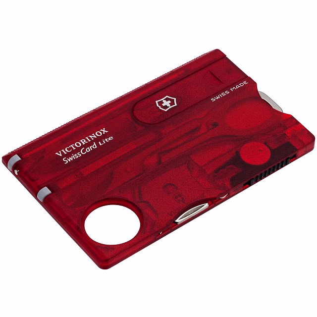 Набор инструментов SwissCard Lite, красный Набор инструментов SwissCard Lite, красный