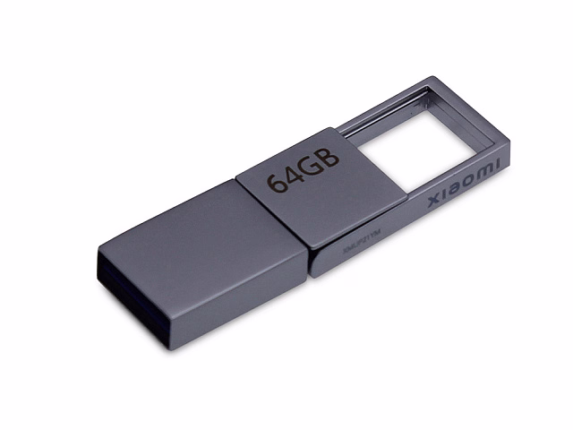 USB 3.0-флешка на 64 Гб с разъемами USB-A и Type-C, серебристый
