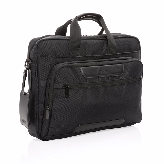 Сумка для ноутбука Swiss Peak Voyager из RPET AWARE™, 15,6 Сумка для ноутбука Swiss Peak Voyager из RPET AWARE™, 15,6