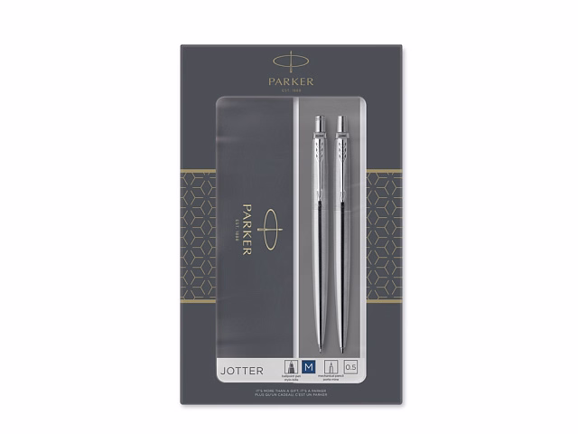 Набор Parker Jotter Core Stainless Steel CT ручка шариковая, карандаш механический Набор Parker Jotter Core Stainless Steel CT ручка шариковая, карандаш механический