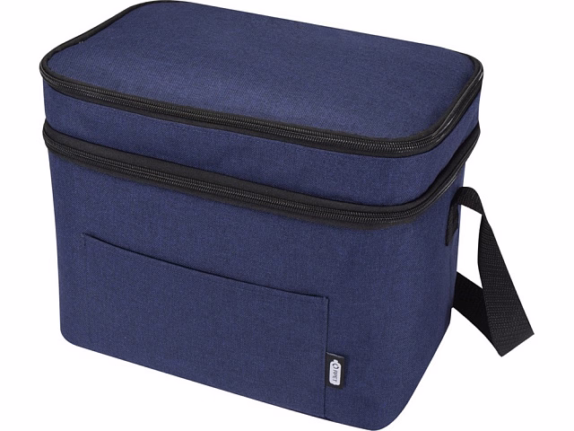 Tundra сумка-холодильник из переработанного РЕТ-пластика, сертиф. согласно GRS - Heather navy Tundra сумка-холодильник из переработанного РЕТ-пластика, сертиф. согласно GRS - Heather navy